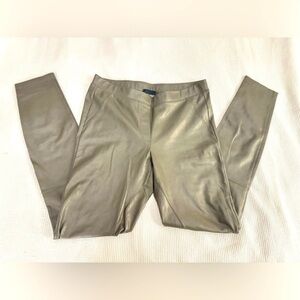 Wilfred Free Faux Leather Rebelle Leggings Olive Green M